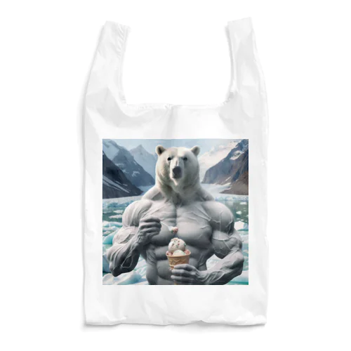 白クマッチョ Reusable Bag