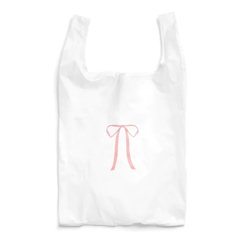 バレエコアピンクリボン Reusable Bag