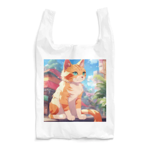 窓辺に佇む、かわいらしい猫ちゃんの姿🐱✨ Reusable Bag