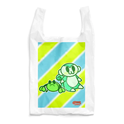 さるとかにの寄り添いぬいぐるみver.G Reusable Bag