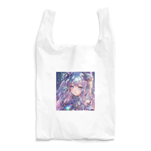 メタリックカラーホログラフィック子さん Reusable Bag