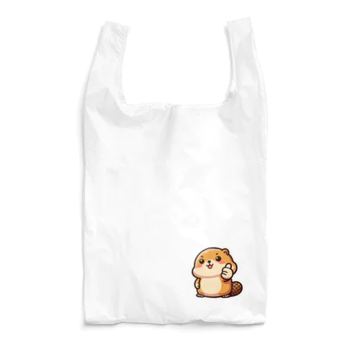 タヌキじゃないよ！ボク、マーモット！！ Reusable Bag