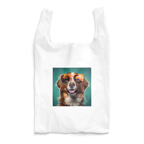 サングラスをかけた、かわいい犬 Marsa 106 Reusable Bag