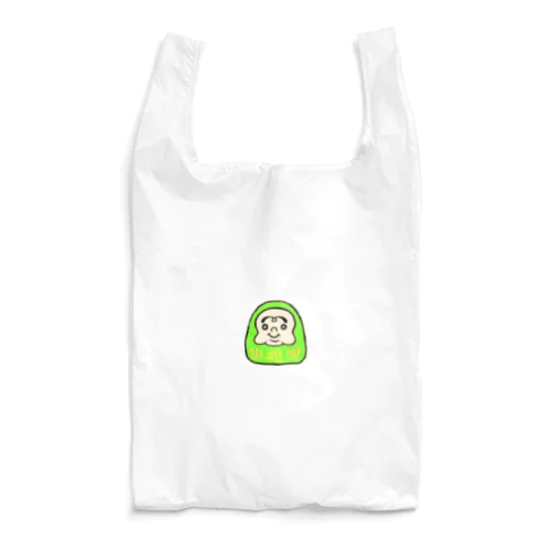 福だるま【緑色】無病息災・精神安定 Reusable Bag