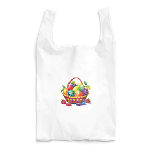 宝石のフルーツバスケット〈切り抜き〉 Reusable Bag