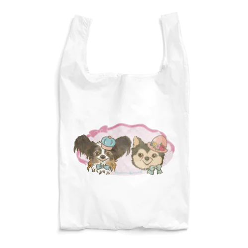 れおまるくんとみんちゃんのリボン Reusable Bag