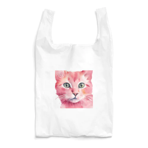 ピンクの猫ちゃんやで Reusable Bag