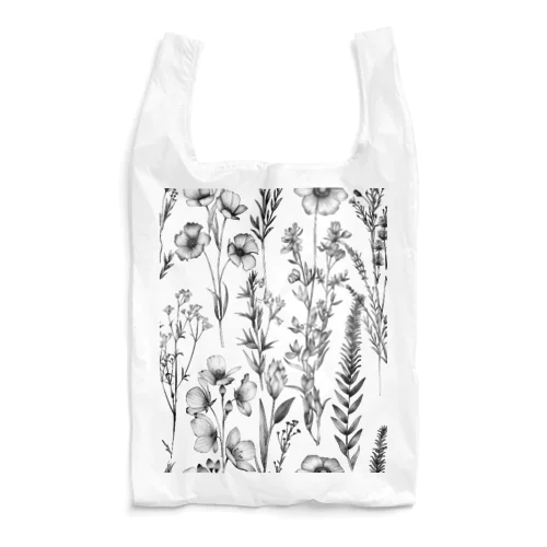 モノクロームの植物図鑑 Reusable Bag