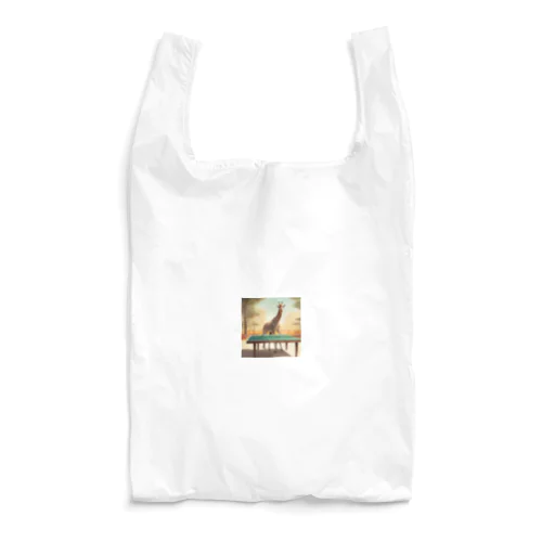 卓球とキリン Reusable Bag