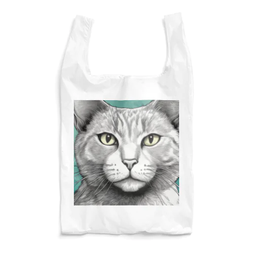 ドアップ猫 Reusable Bag