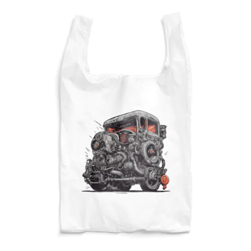 生き返ったスクラップカー Reusable Bag