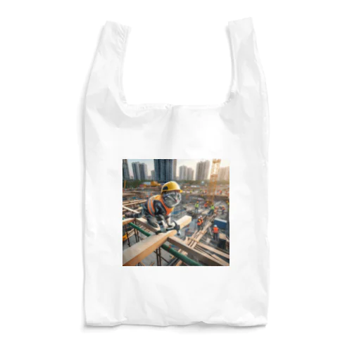 工事現場の猫 Reusable Bag