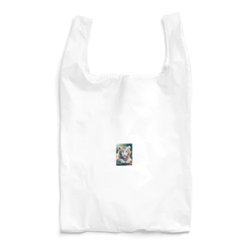 可愛いホワイトタイガー Reusable Bag