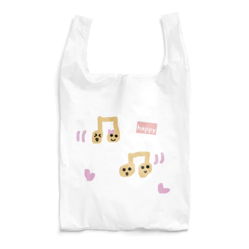 ゆるっとwonderful   音符 Reusable Bag