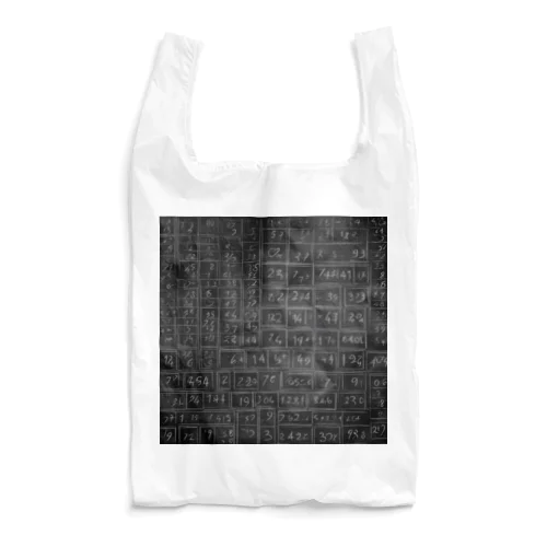 黒板の数字 Reusable Bag