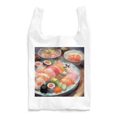 美しい寿司の絵画 Reusable Bag