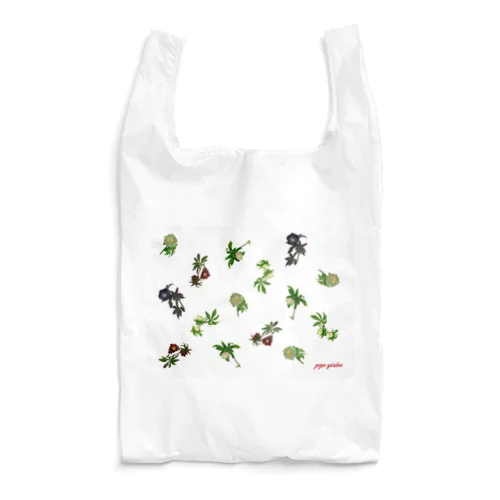 クリスマスローズ総柄 Reusable Bag