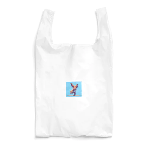 逆立ちしているクマ Reusable Bag