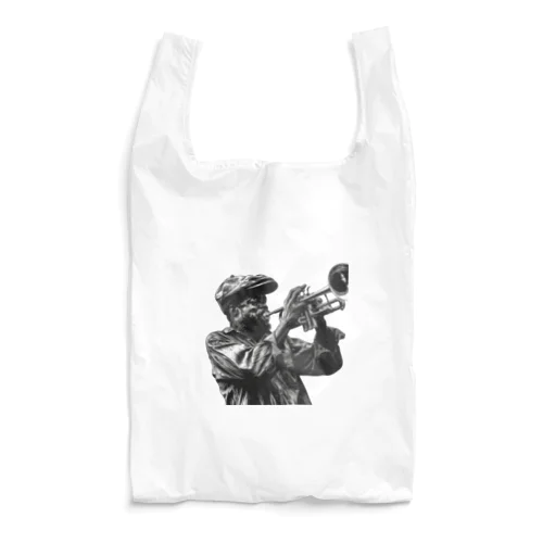 黒人のトランぺッター Reusable Bag