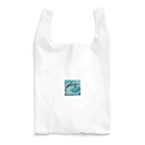 水中のバレリーナ、イルカ Reusable Bag