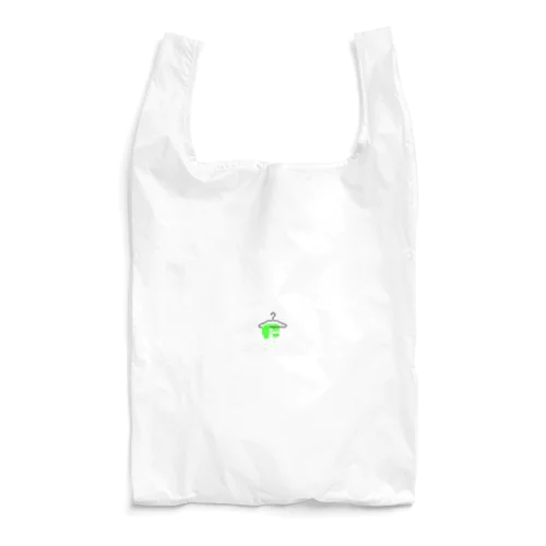 ハンガーにかかった緑スライム Reusable Bag