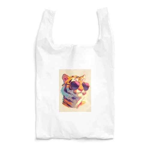 サングラスをかけた可愛いトラ Marsa 106 Reusable Bag