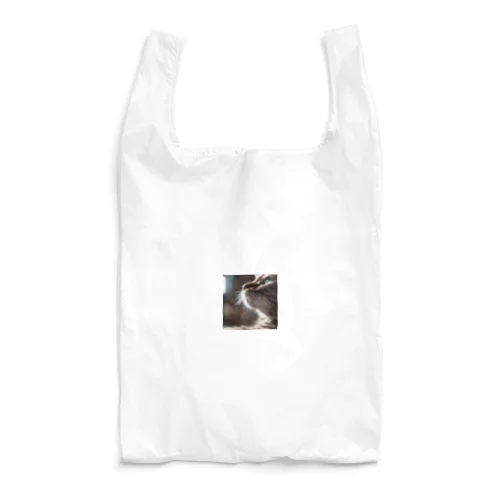 窓辺で風を感じている猫 Reusable Bag