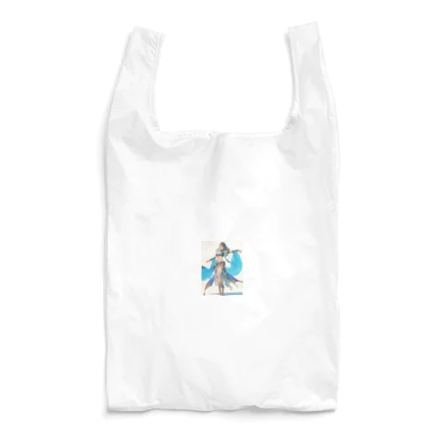 ブルーのベリーダンサ　なでしこ1478 Reusable Bag