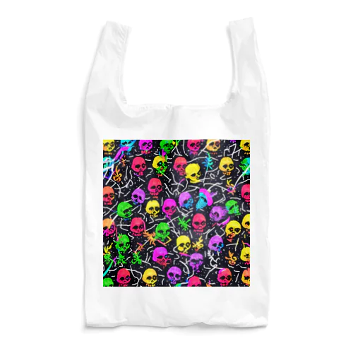 ドクロいっぱい💀 Reusable Bag