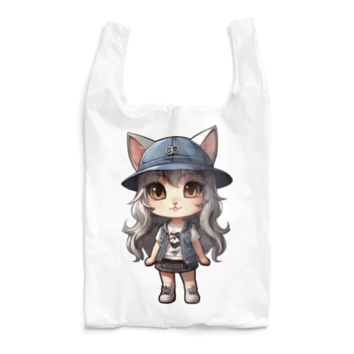 猫派アイドル　にゃにゃ美ちゃん Reusable Bag