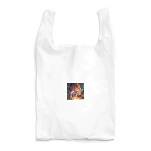 夜間に狩りをしている虎 Reusable Bag