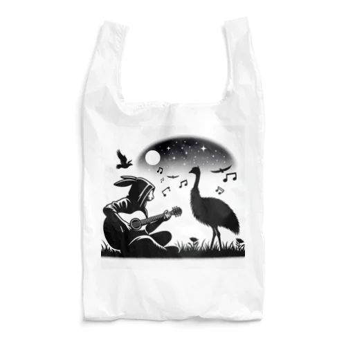 ウサギ　ギター　エミュー Reusable Bag