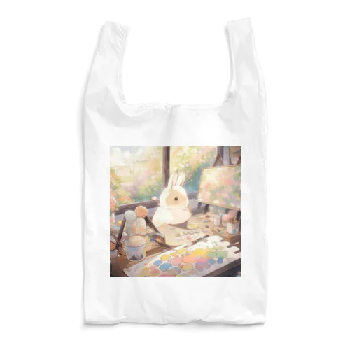 うさぎが画家に変身｡.:*･ﾟ Reusable Bag