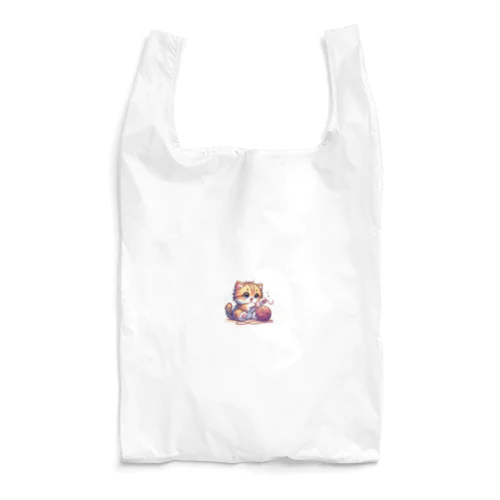 毛糸で遊ぶ子猫 Reusable Bag