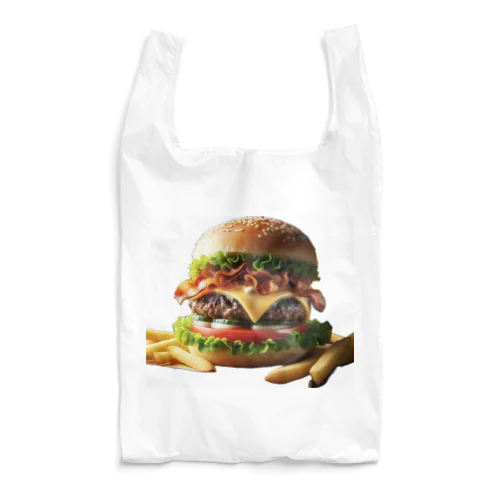 ジューシーで大きなハンバーガー Reusable Bag