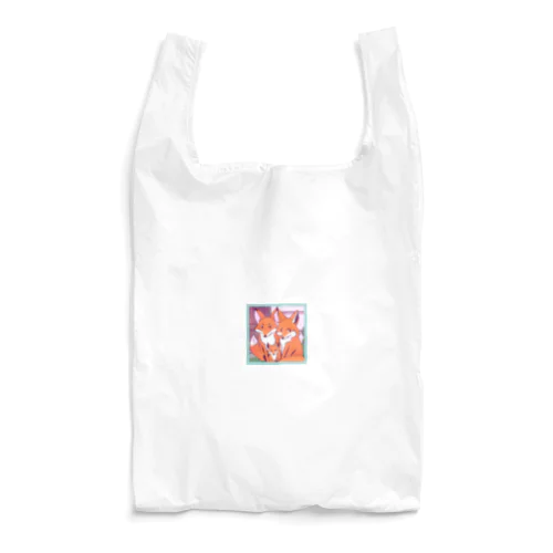 親子キツネと共に Reusable Bag