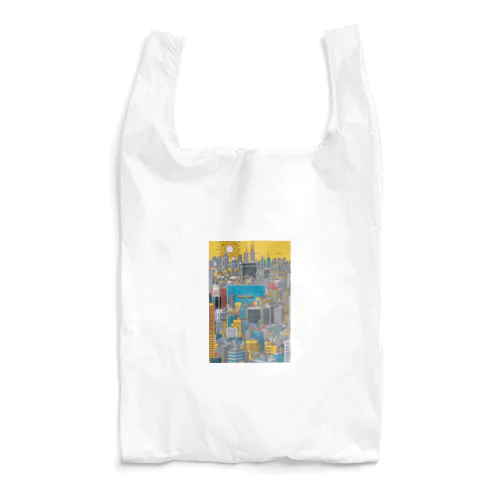 POPな街並み Reusable Bag