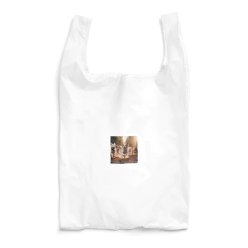 走り回っている犬達 Reusable Bag