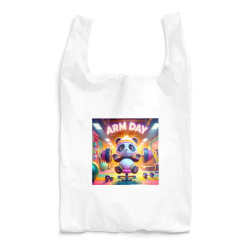 筋トレパンダ　arm day Reusable Bag