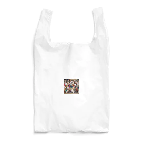 よさこい祭りで踊る猫達 Reusable Bag