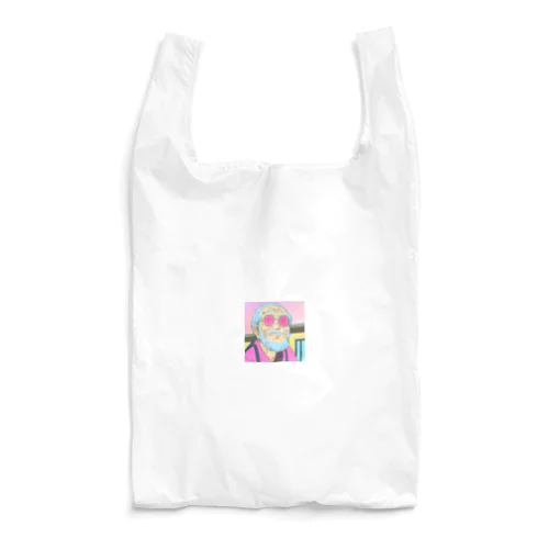 陽気なサングラスおじさん Reusable Bag