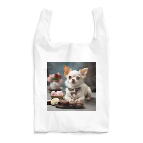 チワワと一緒に楽しむアフタヌーンティータイム！ Reusable Bag