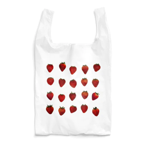 いちご 20 strawberries Reusable Bag