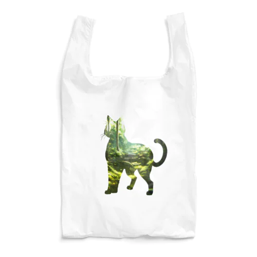 深い森と猫001 Reusable Bag