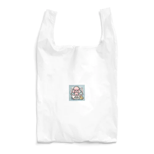 プードルのふわふわがバスタイム Reusable Bag