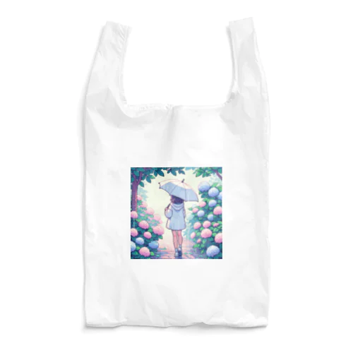 ピクセルパステルレインガール Reusable Bag