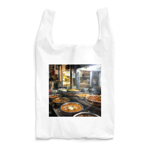 カレー屋店内の厨房風景　kouchan 1616 Reusable Bag