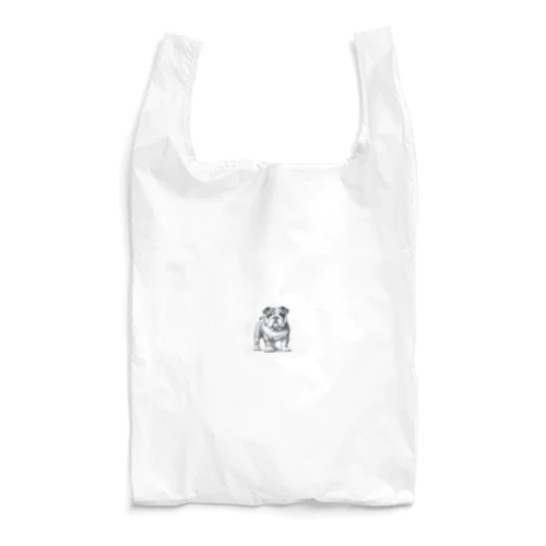 かわいいブルドッグ Reusable Bag