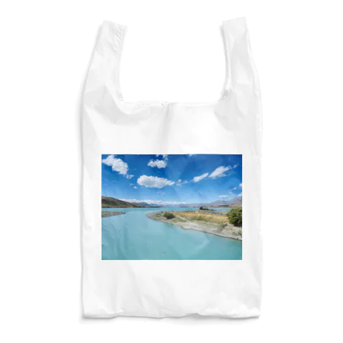 ニュージーランド　羊飼いの教会が望むテカポ湖 Reusable Bag