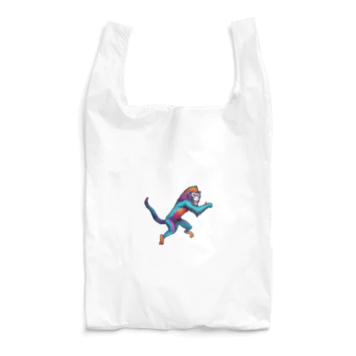 カラフルなマンドリル Reusable Bag